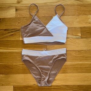 Two-Tone Bikini Set